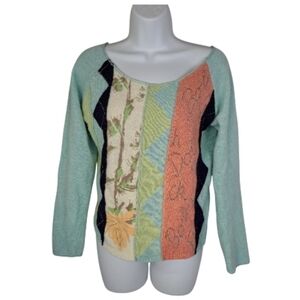 Free People Wool Blend Bohemian Knit Sweater‎